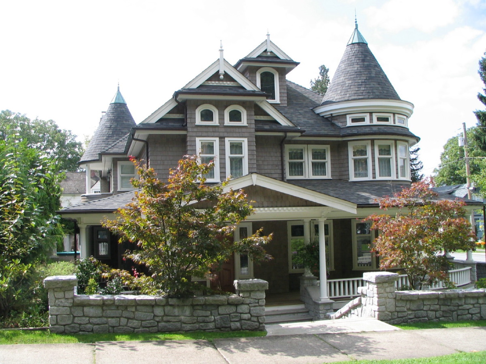 A New Westminster heritage home with a garden and veranda